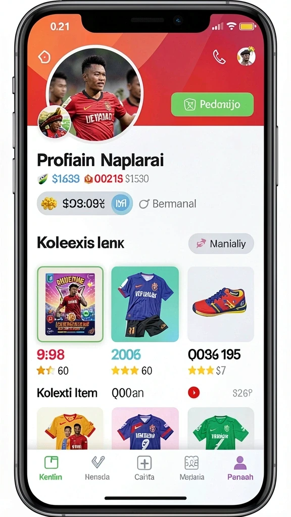 Halaman detail dengan informasi versi, ukuran, dan rating.
